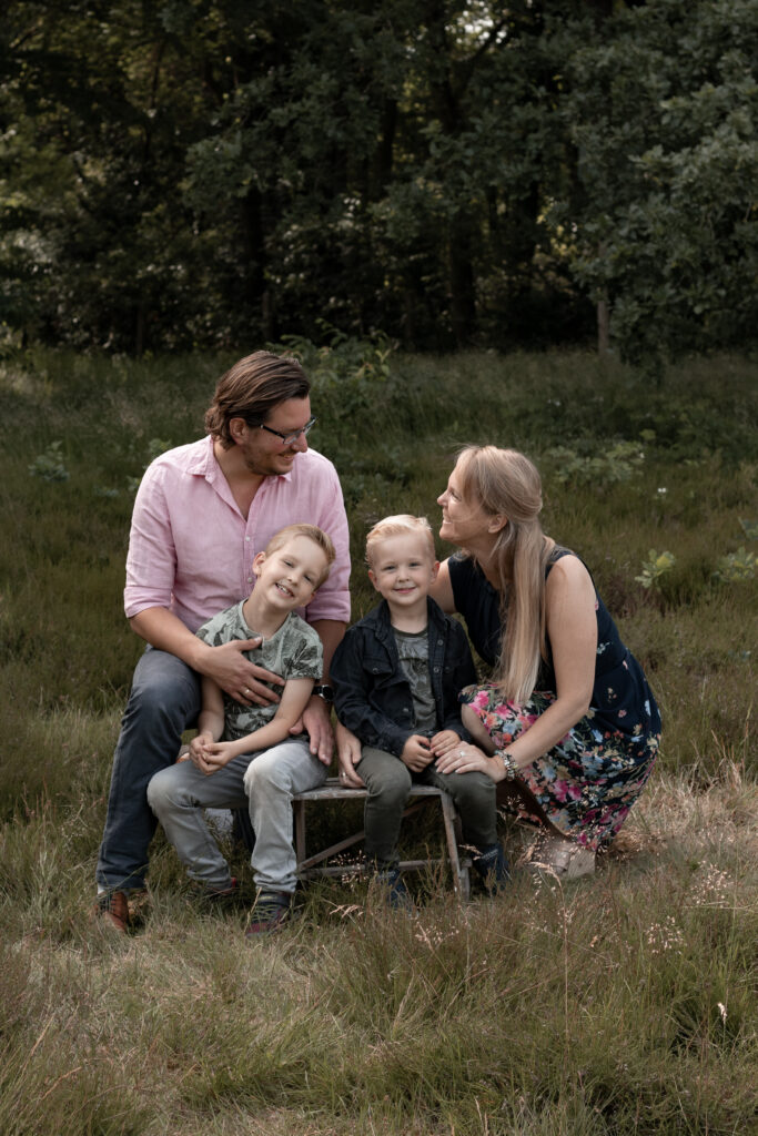 Familie fotoshoot het Gooi