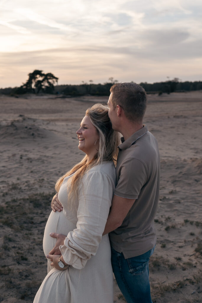 Zwangerschapsfotoshoot heide Hilversum