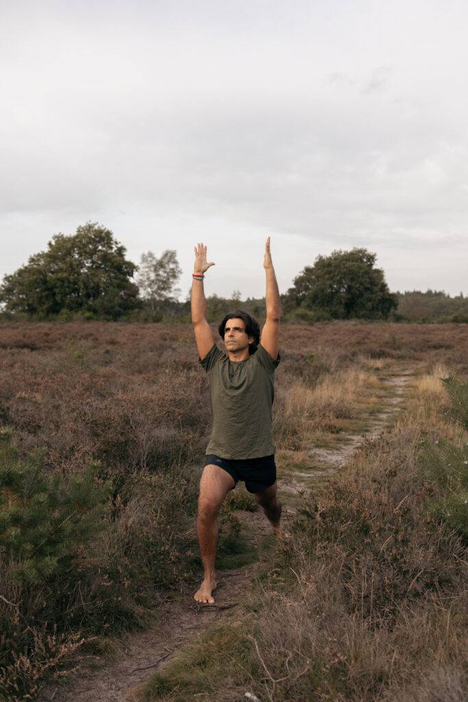 Yoga fotoshoot