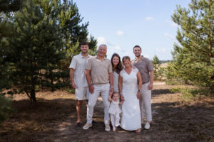 Familieshoot-zandverstuiving