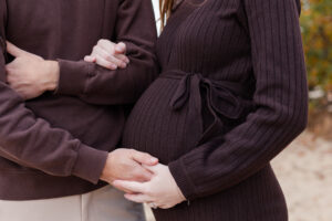 Zwangerschapsshoot-natuur